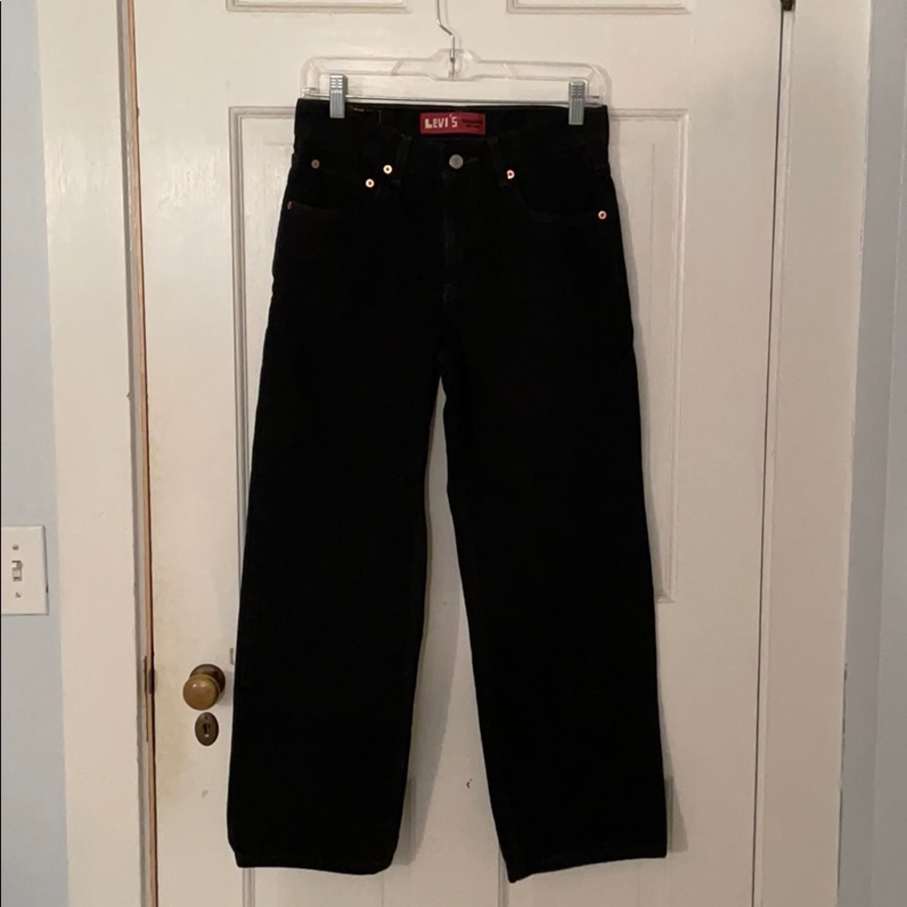Levi’s relaxed fit black jeans